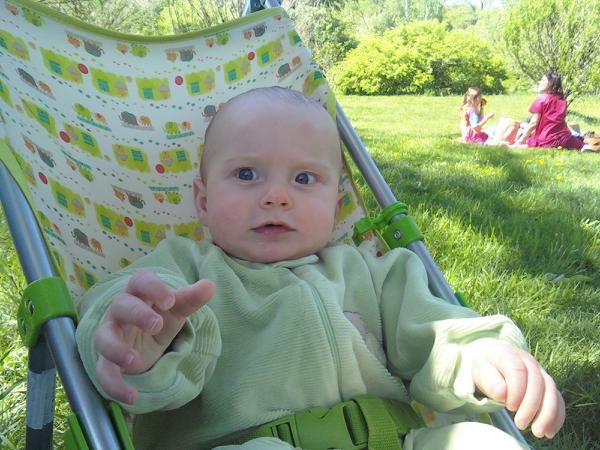 Mommy forgot her real camera and had to use her phone