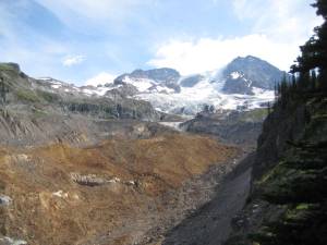 The ferrous glacier-foot of Emerald Ridge