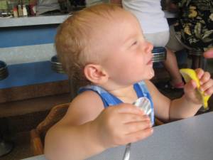 The weird thing is he seemed to like it