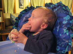 Let's see what this squishy stuff tastes like...