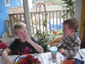 Practicing table manners and social skills at Thanksgiving