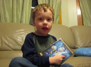 Grey tries to talk me into letting him watch Willow