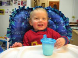 I look perfectly happy here! You must be exaggerating.