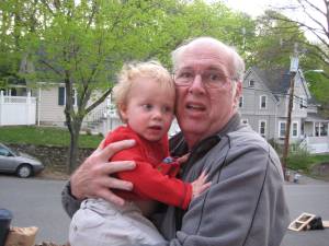 Grandfather and grandson