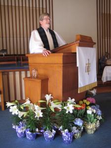 The pastor prepares for Easter