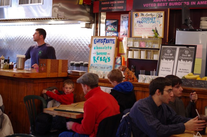 We had to explain who Johnny Cash was, because Thane was in his seat.