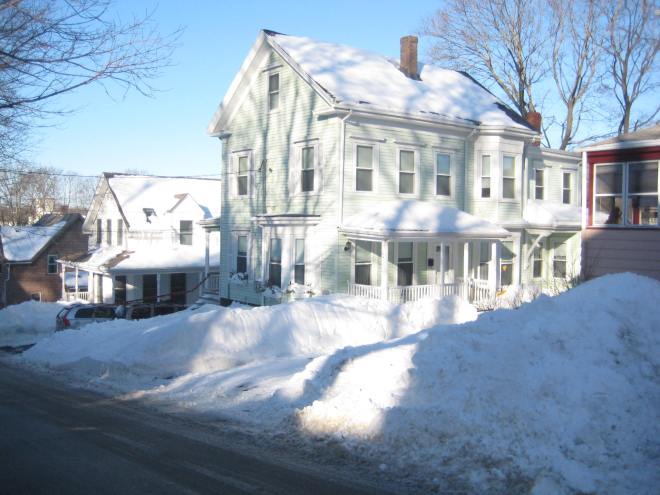 Looking down our street