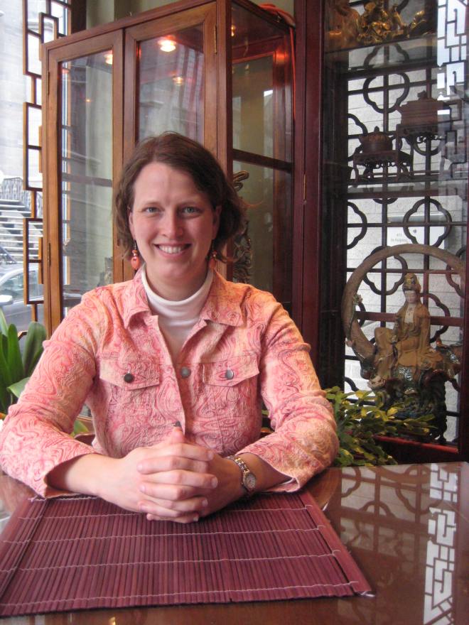 At the Chinese tea house