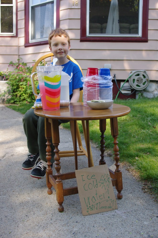 The kid netted $15 and grossed $10