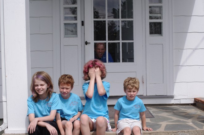 How silly is that Unka Matt in the window?