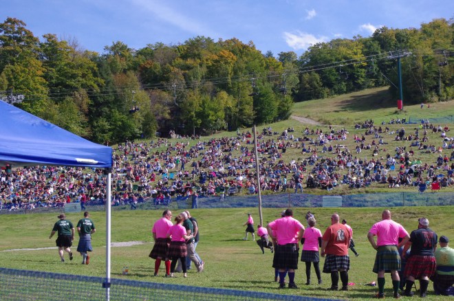 No one would dare make fun of these guys for wearing pink and skirts.
