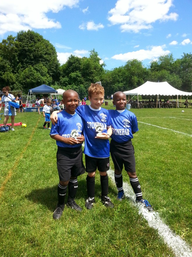 Three of the Team Greece players