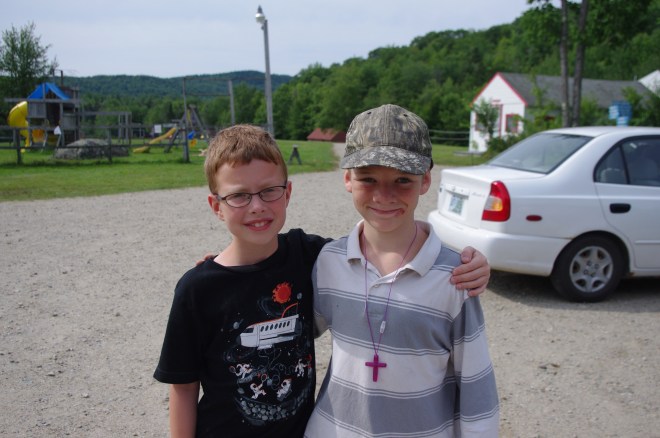 Grey and one of his bunkmates