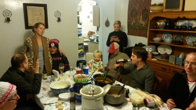 Potluck with neighbors