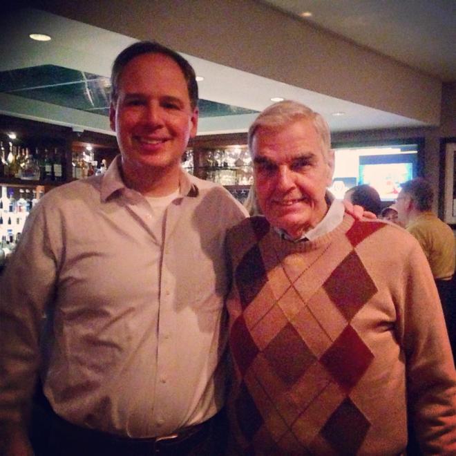 Over 30 years of leadership is represented with these two gentlemen 