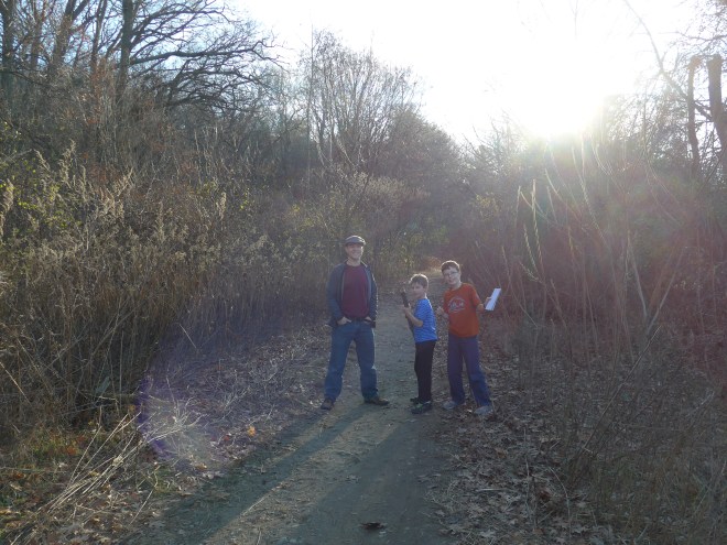 The December weather was astonishingly temperate