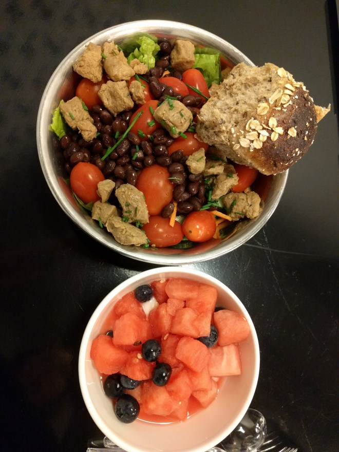 Company lunch. No complaints.