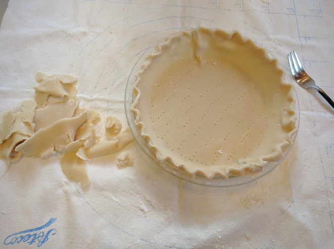 Lemon meringue crust - came out ok. I had to roll it twice and it was really brittle