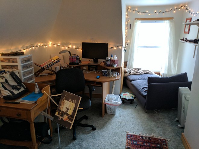 The view as you walk in