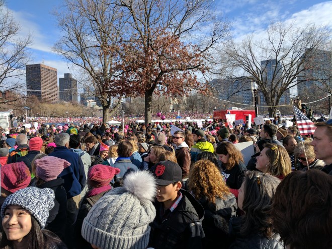I never made it in to the Common - we hung out at the starting line
